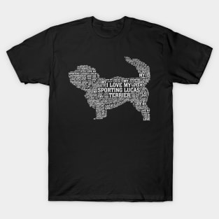 I love my sporting Lucas terrier T-Shirt